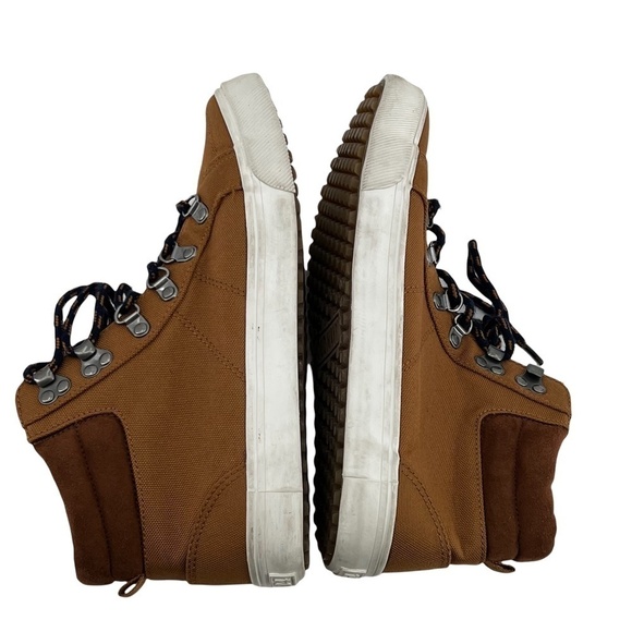 Old Navy Tan HT Hiker Hybri Lace Up Boot Size 6 Boys - Picture 7 of 10